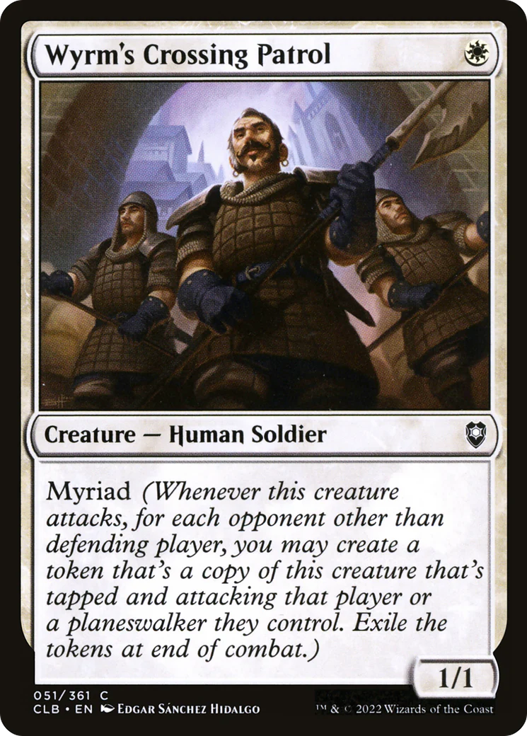 Wyrm's Crossing Patrol (CLB-051)  - Commander Legends: Battle for Baldur's Gate
