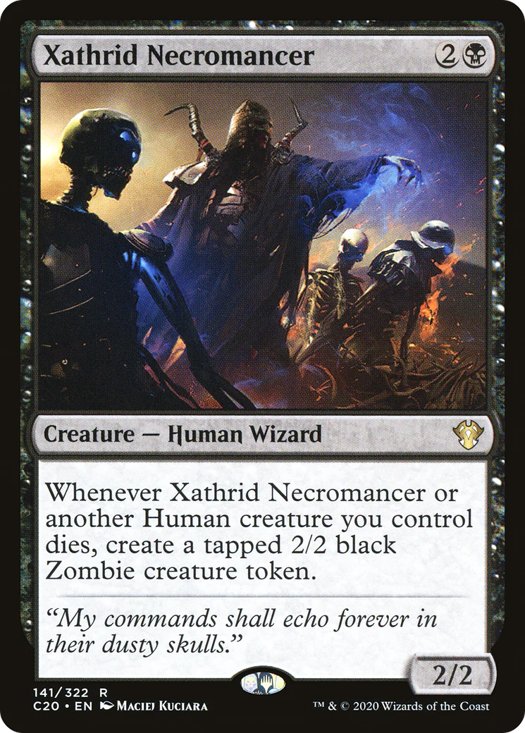 Xathrid Necromancer (C20-141)  - Commander 2020