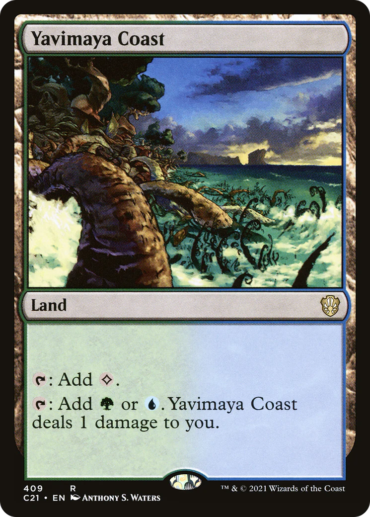 Yavimaya Coast (C21-409)  - Commander 2021