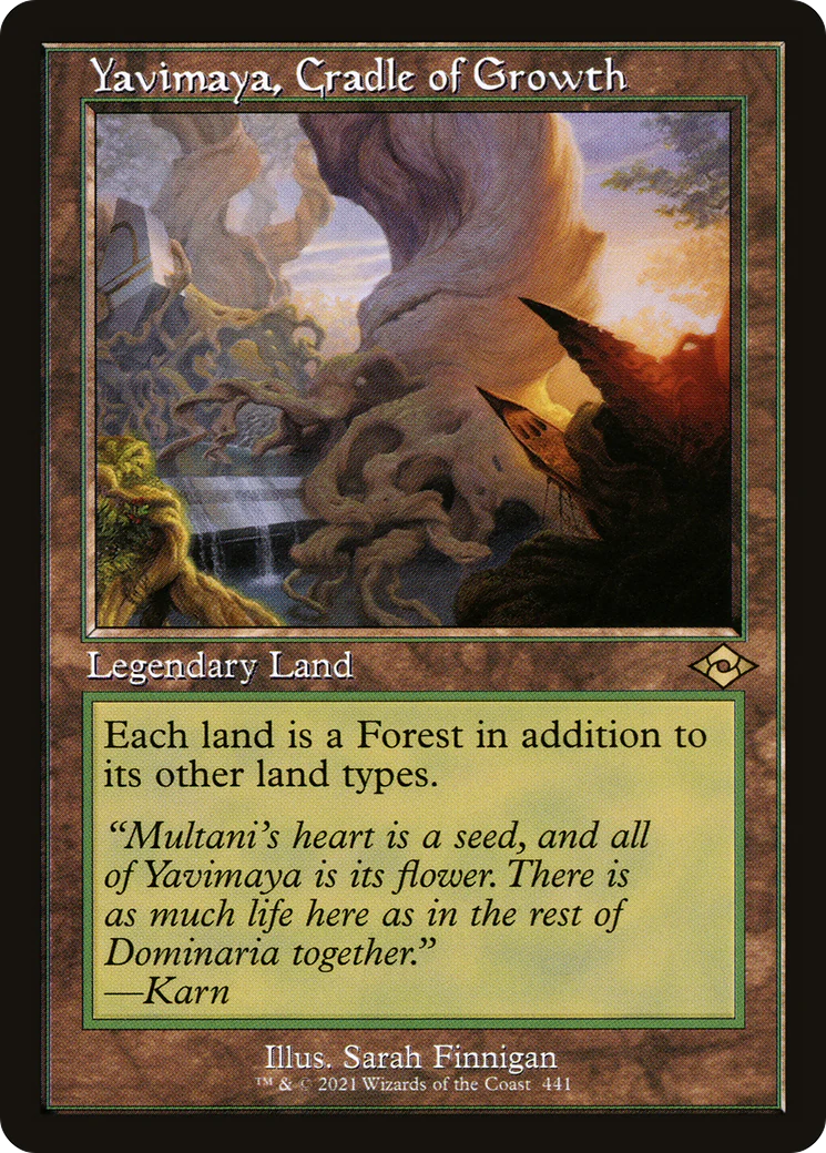 Yavimaya, Cradle of Growth (Retro Frame) (MH2-441)  Foil - Modern Horizons 2