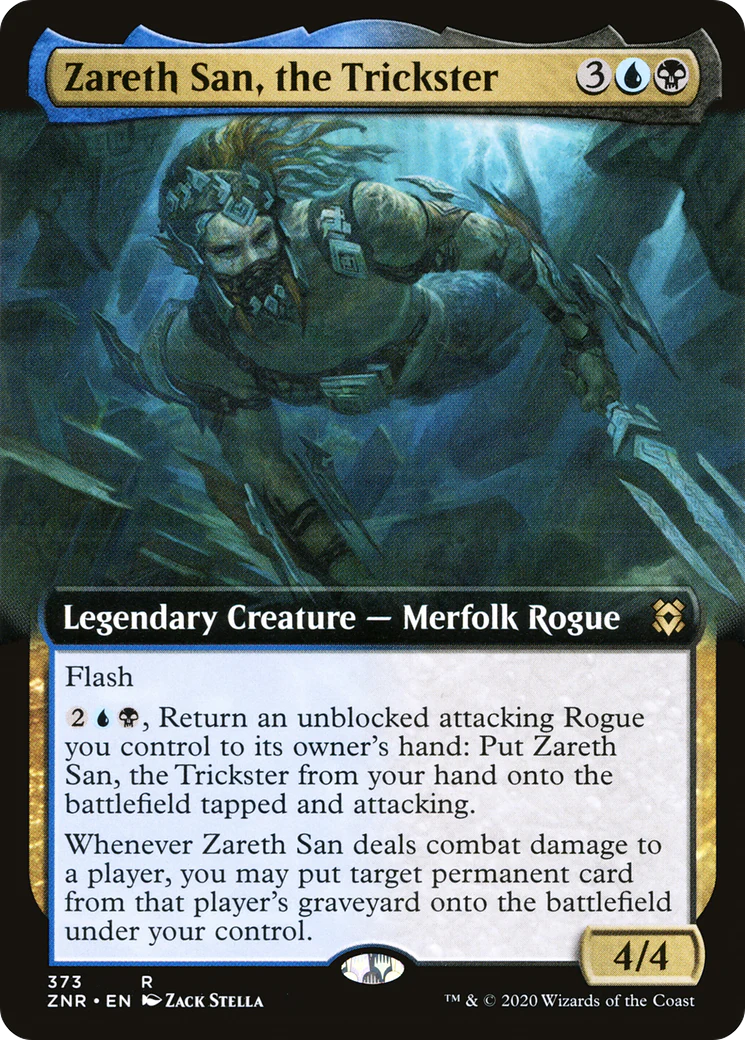 Zareth San, the Trickster (Extended Art) (ZNR-373)  - Zendikar Rising