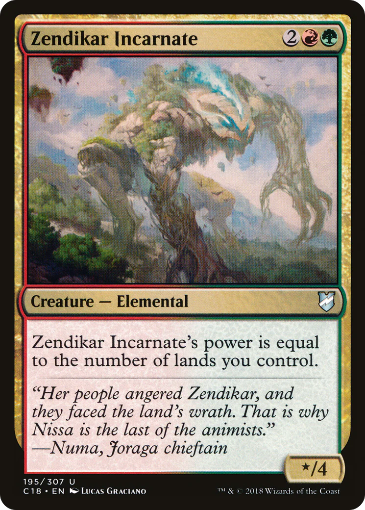 Zendikar Incarnate (C18-195)  - Commander 2018