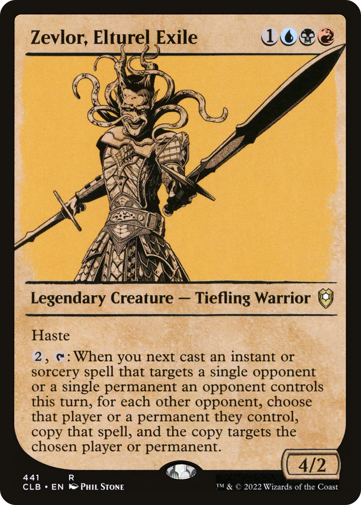 Zevlor, Elturel Exile (Showcase) (CLB-441)  Foil - Commander Legends: Battle for Baldur's Gate: (Showcase)