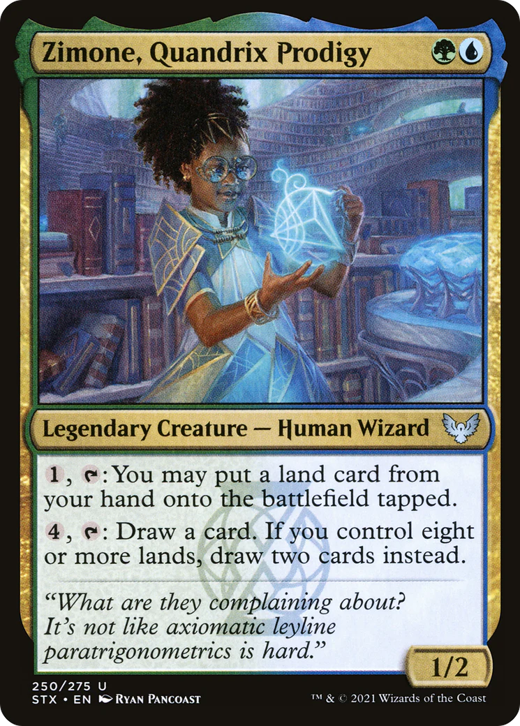 Zimone, Quandrix Prodigy (STX-250)  - Strixhaven: School of Mages