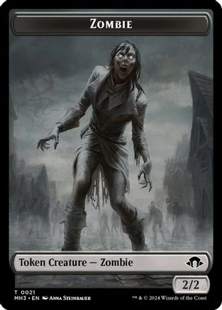 Zombie Token (MH3-021)  - Modern Horizons 3
