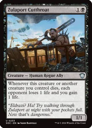 Zulaport Cutthroat (SOC-233)  - Commander: Secrets of Strixhaven
