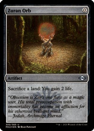 Zuran Orb (Foil Etched) (MH2-300)  Foil - Modern Horizons 2