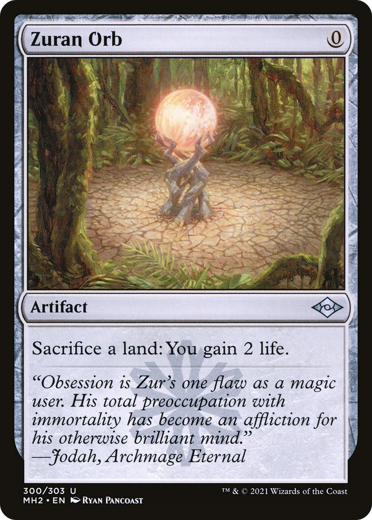 Zuran Orb (MH2-300)  Foil - Modern Horizons 2